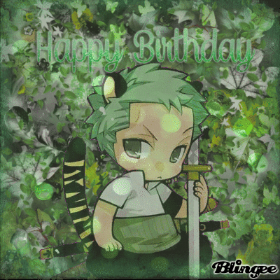 Happy Birthday to Roronoa Zoro Picture #137412205 | Blingee.com