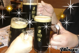 ビールで乾杯 ビールで乾杯