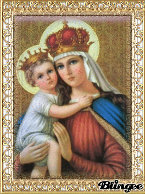 Maria mit dem Kinde lieb uns allen Deinen Segen gib Picture #137508165