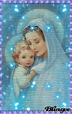 Maria mit dem Kinde lieb uns allen Deinen Segen gib Picture #137673694