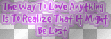 The way to love...