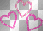 glitter hearts