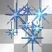 blue glitter